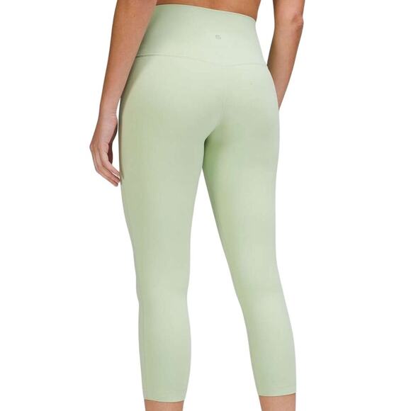 Lululemon Align High-Rise Crop 23" Creamy Mint Women's Size 12 New With Tags - Picture 2 of 11